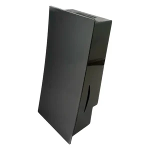 Saboneteira Inox preto polido Slim Sabao Liquido Alcool Gel 800ml