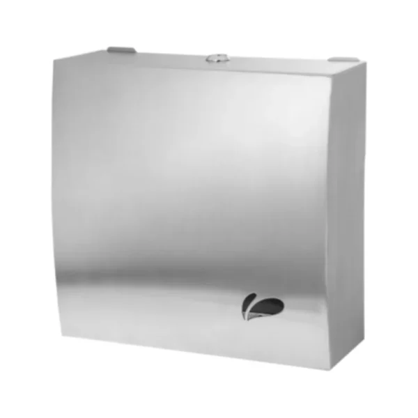 Dispenser de Papel Toalha Inox Escovado Noble 1000 Folhas - Image 3