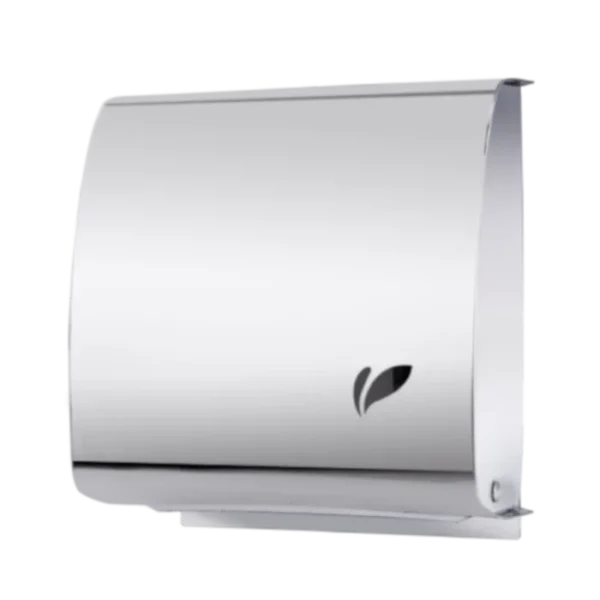 Toalheiro Inox Polido Papel Interfolhado Chave Visium 600 Folhas