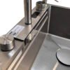 cuba pia inox completa gourmet tabua cascata jato lava copos painel digital saboneteira 2