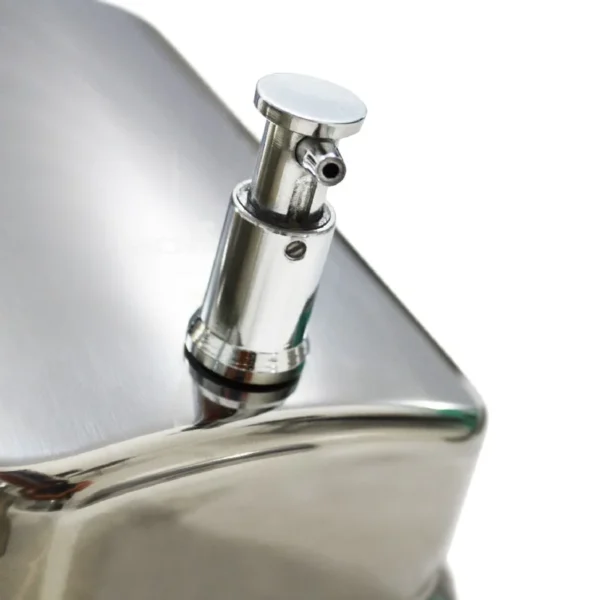 Dispenser Sabonete Inox Liquido E Alcool Gel C/ Chave 500/1000ml - Image 2