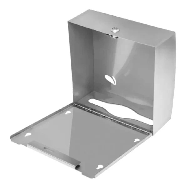 Dispenser de Papel Toalha Inox Escovado Noble 1000 Folhas