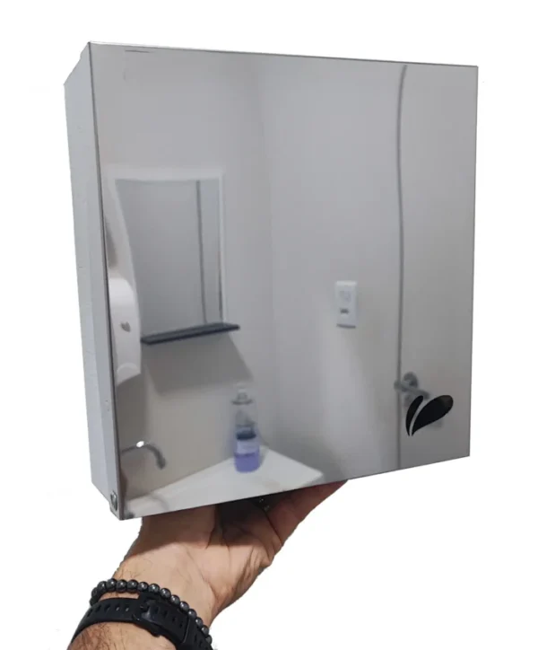 Toalheiro Dispenser Inox Quadra Porta Papel Toalha Biovis