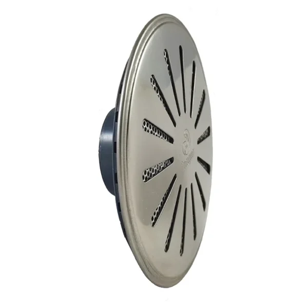 Ralo Fundo Inox Anti Cabelo Piscina Alvenaria Cano 50mm