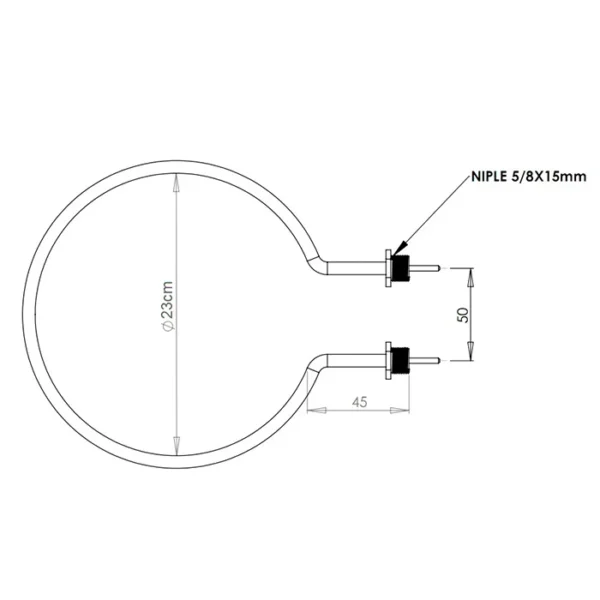 Resistência Autoclave Vertical Phoenix Fenix Av 30 Litros