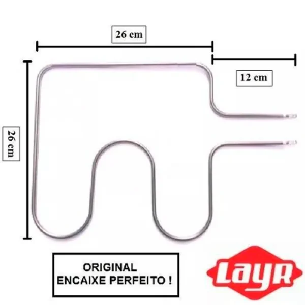 Resistencia Inferior Forno Eletrico Layr Joy Original 1000w - 110v