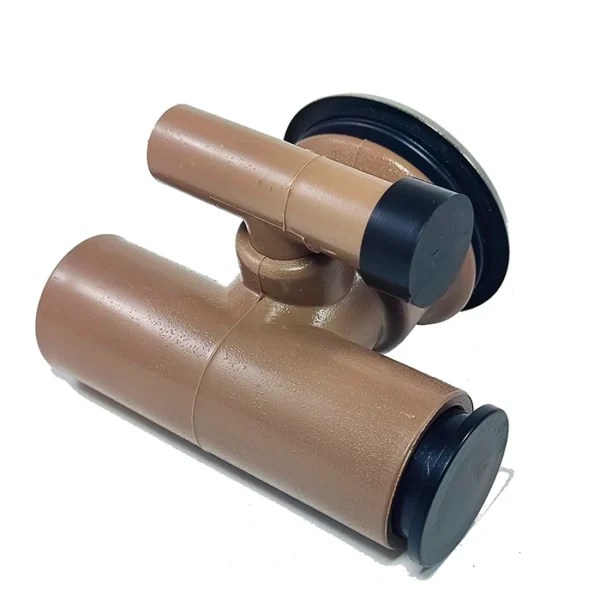 Bico Jato T Duplo Direcional Hidromassagem Sanspray Cromado
