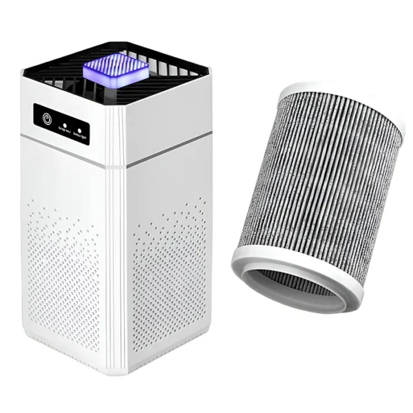 Purificador De Ar Portátil Virus Polen Filtro Hepa E Íons