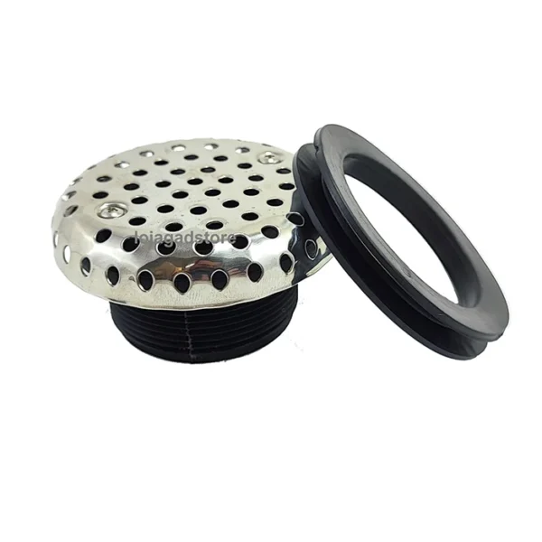 Frente Dispositivo Succao Inox Cromado Banheira Sanspray