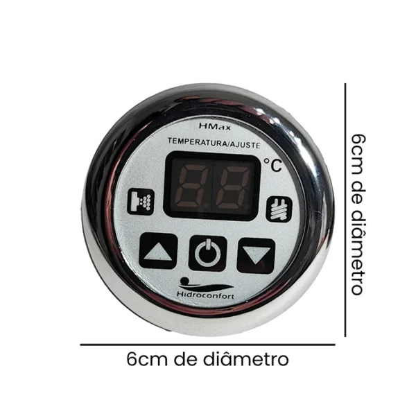 Painel Controle Temperatura Aquecedor Spa Hidroconfort Hmax