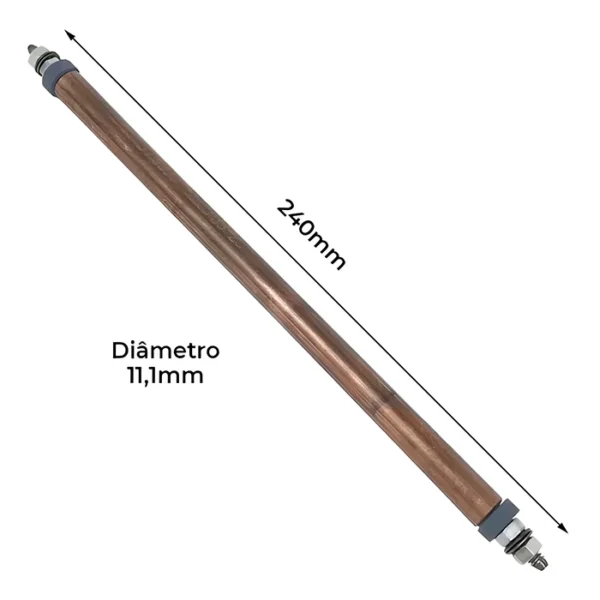 2 Resistências Reta Autoclave Cristofoli 21l 800w 240mm - 127v