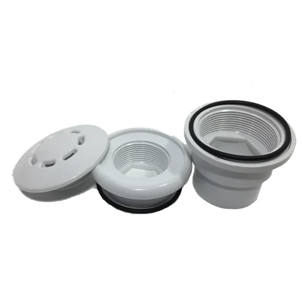 Ralo Fundo Dreno Abs Sanspray Para Piscinas Fibra Universal - Imagem 2