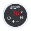 Painel Controlador Aquecedor Sanspray 3 Funcoes