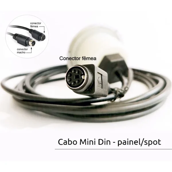 Cabo Extensão Aquecedor Cromoterapia Sanspray Sinapse 3m