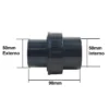 União Motobomba Filtro Piscina Cano 50mm Conexao Acf