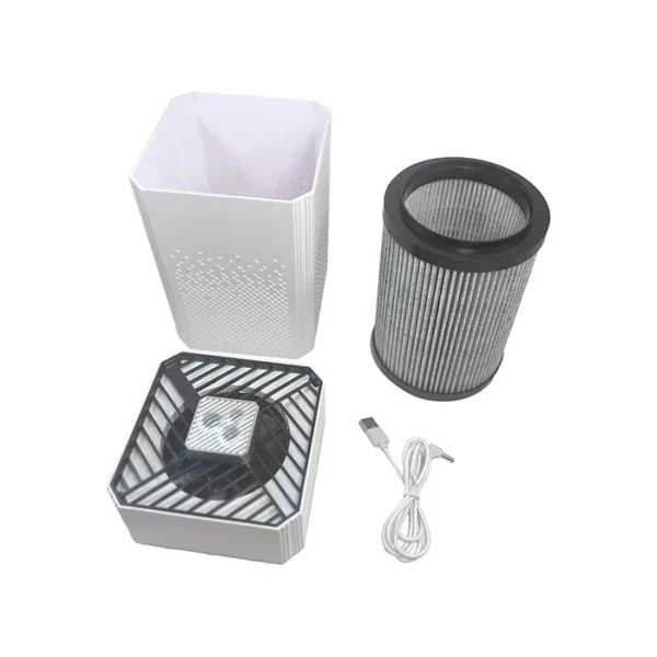 Purificador De Ar Portátil Virus Polen Filtro Hepa E Íons