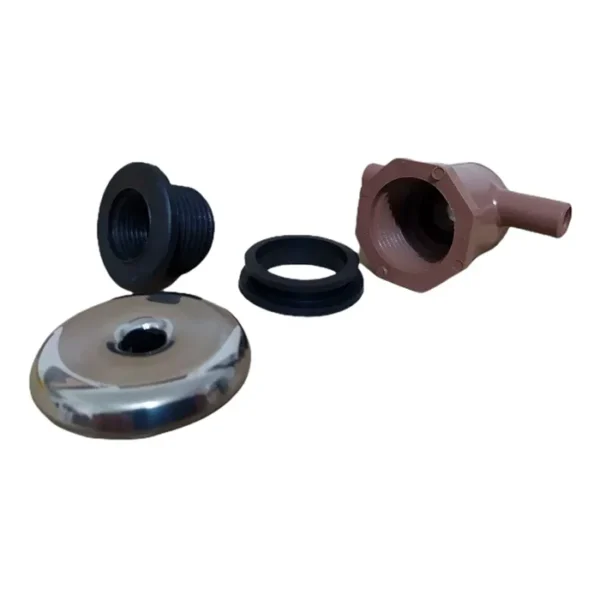 Mini Jatos Reto Para Banheiras Hidro Sanspray Inox Cromado - Imagem 4