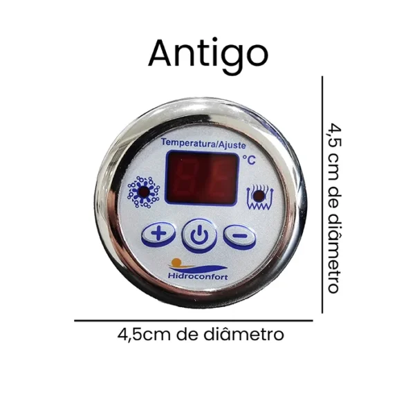 Painel Controle Temperatura Aquecedor Spa Hidroconfort Hmax
