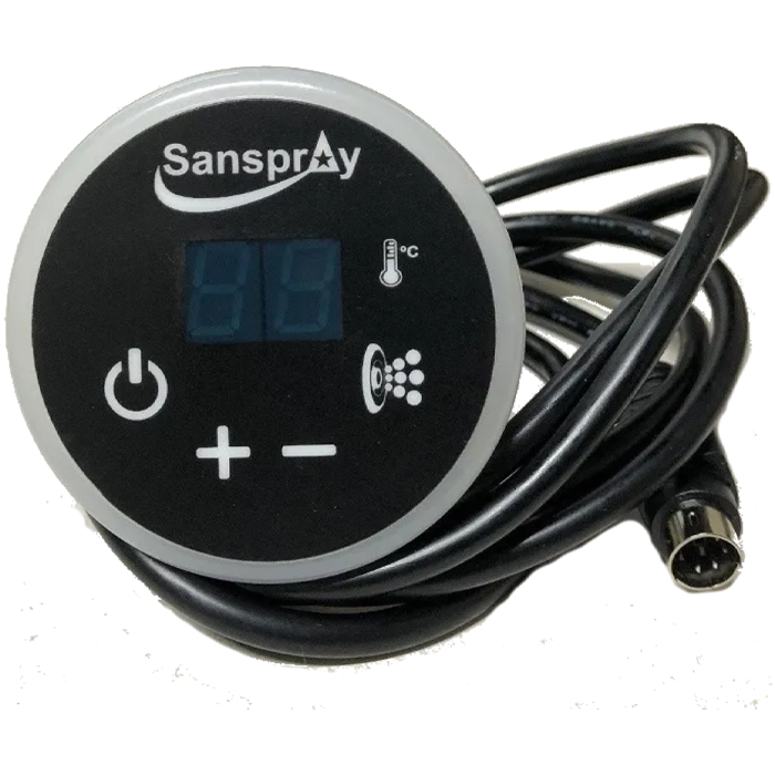 Aquecedor Hidromassagem Sanspray 8000w/220v 4 F 8 Painel Controlador Aquecedor Sanspray 3 Funcoes