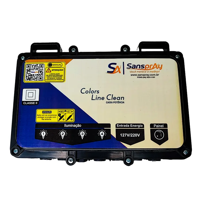 Aquecedor Hidromassagem Sanspray 8000w/220v 4 F 5 Cromoterapia P/ Banheiras Spas Ofurôs Sanspray