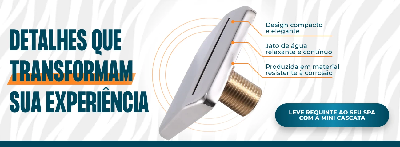 BANNER A BANHEIRA E SPA Mini Cascata Cromada 1