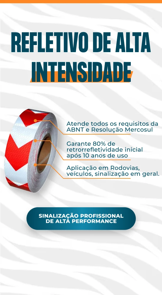 BANNER A FITAS ADESIVAS Fita Adesiva refletiva prismatica tipo III mobile