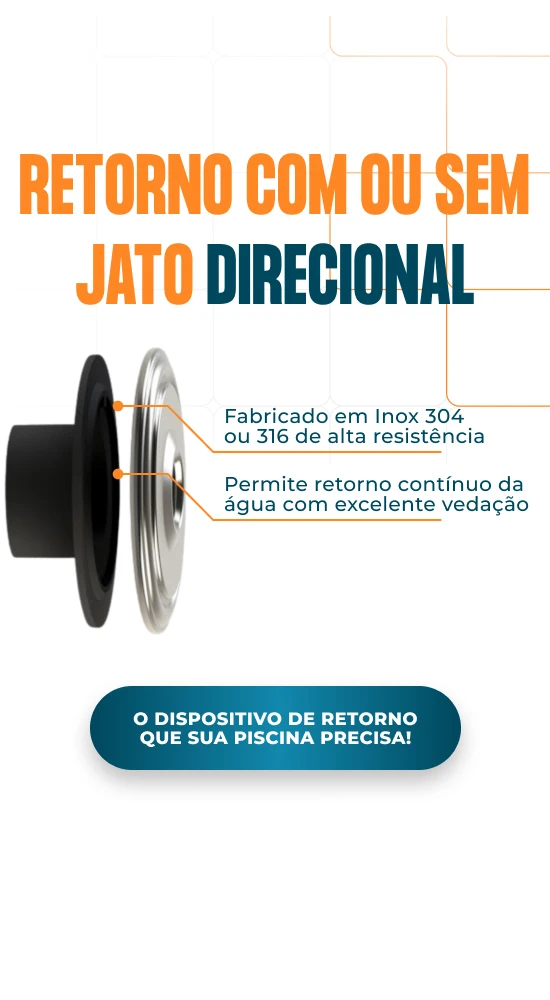BANNER A PISCINA LAGO Dispositivo de Retorno Inaqua para piscina alvenaria mobile