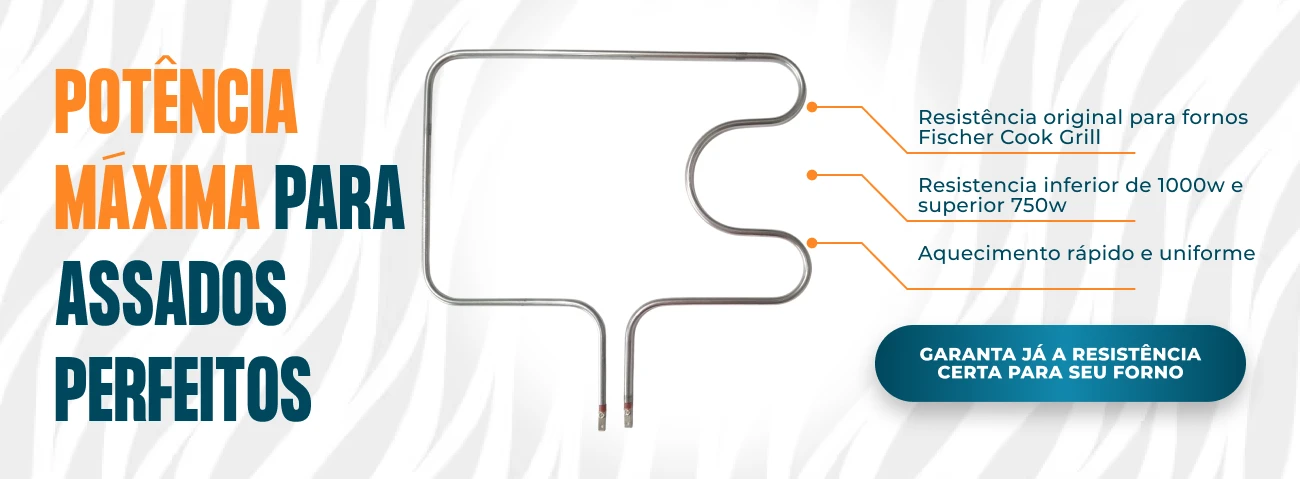 BANNER A RESISTENCIAS Resistencia Forno Fischer Cook Grill 1750w 110 220v 1