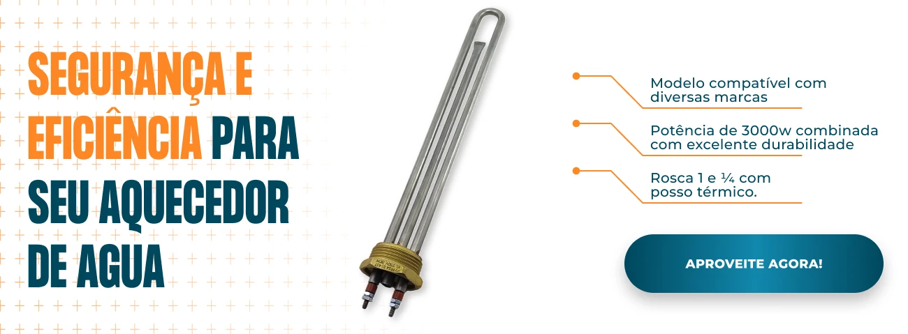 BANNER A RESISTENCIAS Resistencias 3000w para aquecedor de agua solar ou boilers