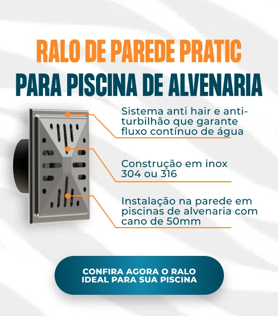 BANNER B PISCINA LAGO Ralo Fundo parede Anti Hair eou anti Turbilhao Piscina Alvenaria mobile