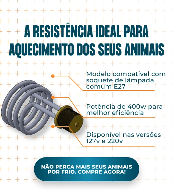 BANNER B RESISTENCIAS Resistencia Eletrica para aquecimento de aves repteis e suinos mobile 1