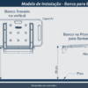 Banco para Banho articulavel Max Modelo 2