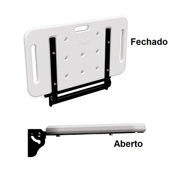 Banco Articulável Para Banho 70 X 45 Cm - Max 150kg - Imagem 5