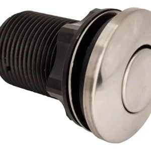 Botao Acionador Pneumático Motobomba Spa Cromado - sem rele