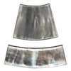 10 Pares Faixas Refletivas Branca Cristal Camisa Cone 75cm
