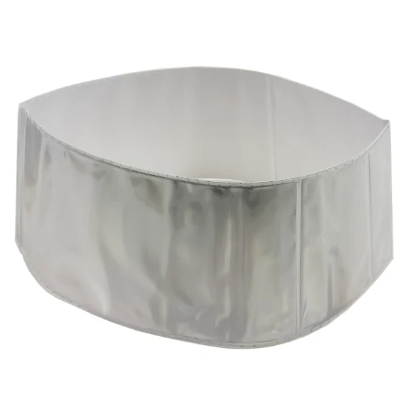 10 Pares Faixas Refletivas Branca Cristal Camisa Cone 75cm