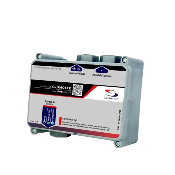 Fonte caixa potencia Cromoled banheira hidromassagem iluminacao sinapse