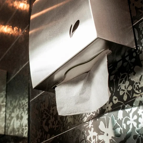 Toalheiro Inox Noble Interfolhado Papel Toalha 1000 Folhas