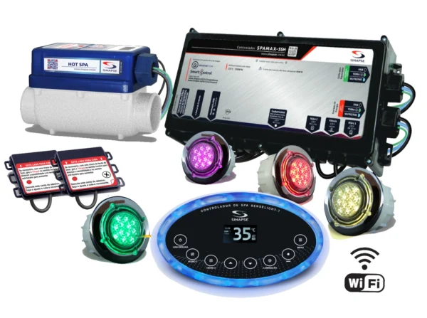 controlador spa SPAMAX 5 aquecedor sinapse 3 motobombas 04