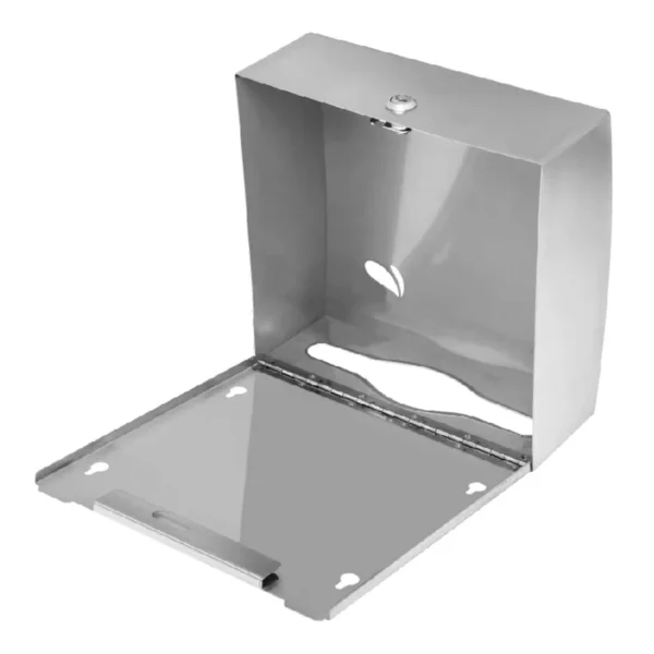 Toalheiro Inox Noble Interfolhado Papel Toalha 1000 Folhas