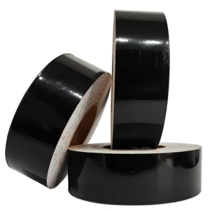 Fita Adesiva Refletiva Decorativa Reflete Luz 1mx5cm Preto