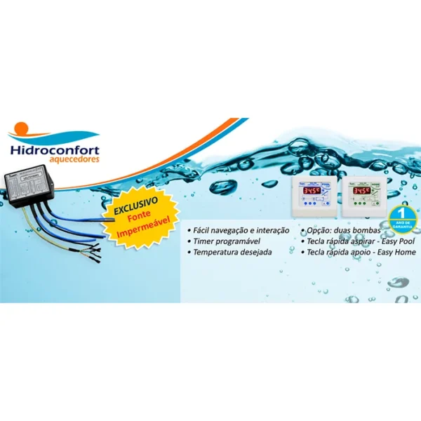 Controller Aquecedor Solar Casa Home Easy Hidroconfort Get - Imagem 3