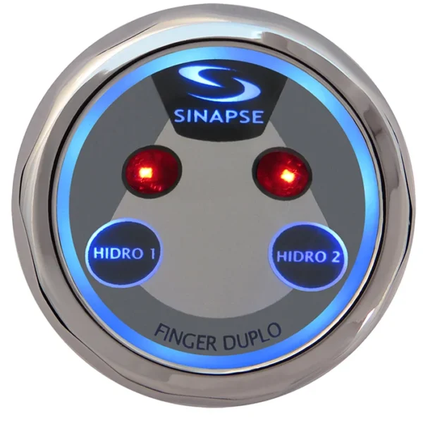Painel Controle Acionador Banheira Finger Duo Duplo Sinapse - Imagem 3