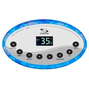 Painel Controlador Max Cromo Duo Banheira Hidro Sinapse