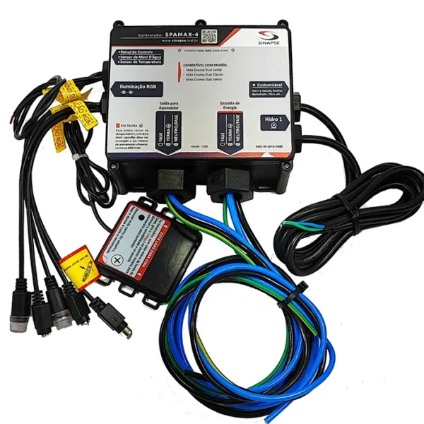 Aquecedor Agua Banheira Hidro Max Duo Cromo 8000w 220v - Imagem 4