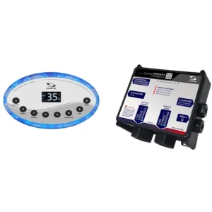 Painel Comando Max Cromo Duo + Fonte Spamax-4 Sinapse