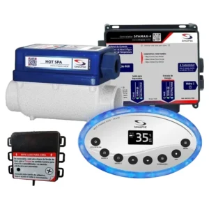 Aquecedor Agua Banheira Hidro Max Duo Cromo 8000w 220v