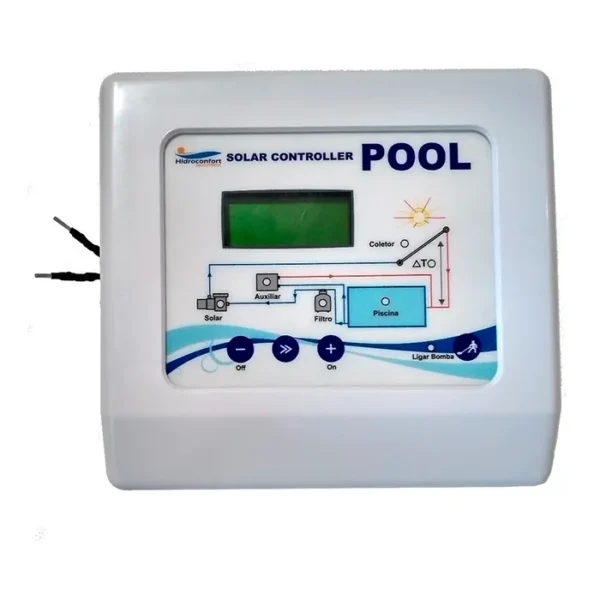 Painel Controlador Solar Piscina Hidroconfort Pool Luxo