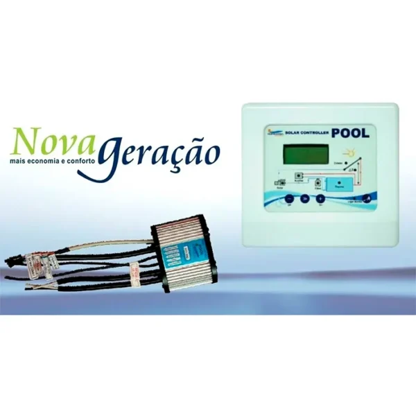 Painel Controlador Solar Piscina Hidroconfort Pool Luxo - Imagem 3