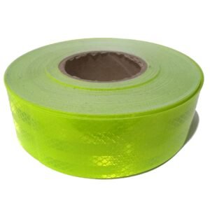 Fita faixa adesiva refletiva Tipo III alta intensidade Lima Limão 5cm